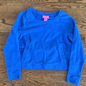 Lilly Pulitzer Vibrant Blue Kids Sweatshirt